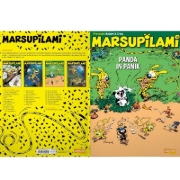 Buchcover und Innenansicht für das Buch: Marsupilami 2: Le bébé du bout du monde