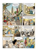 Buchcover und Innenansicht für das Buch: Robbedoes: Het plan van Wiebeling
