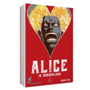 Buchcover und Innenansicht für das Buch: Imawa no Kuni no Alice