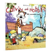 Buchcover und Innenansicht für das Buch: Calvin & Hobbes 03 - Wir wandern aus!