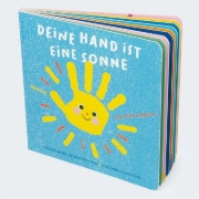 Buchcover und Innenansicht für das Buch: Ta petite main comme un soleil