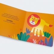 Buchcover und Innenansicht für das Buch: Ta petite main comme un soleil