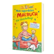 Buchcover und Innenansicht für das Buch: Conni Gelbe Reihe: Mein superdickes Vorschulbuch
