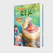 Buchcover und Innenansicht für das Buch: Tiberius Rex 3: Ein Dino zeltet