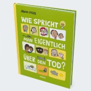 Buchcover und Innenansicht für das Buch: Hvordan snakker man om døden?