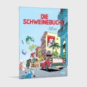 Buchcover und Innenansicht für das Buch: Spirou et Fantasio Classique Tome 1 - La Baie des cochons