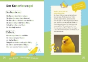 Buchcover und Innenansicht für das Buch: Dein Lesestart: Weißt du schon alles über Haustiere? Ab 1. Klasse