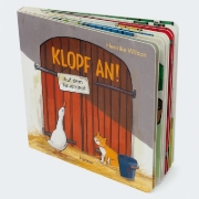 Buchcover und Innenansicht für das Buch: Klopf an! Auf dem Bauernhof