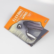 Buchcover und Innenansicht für das Buch: Elefant will durch die Wand