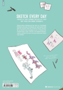 Buchcover und Innenansicht für das Buch: Sketch every day