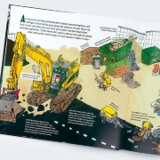 Buchcover und Innenansicht für das Buch: Asfaltia! (Construction series 1)