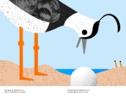 Buchcover und Innenansicht für das Buch: A Little Egg, a Tiny Crack