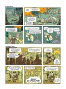 Buchcover und Innenansicht für das Buch: Vikings dans la brume - Tome 1