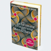 Buchcover und Innenansicht für das Buch: La plus secrète mémoire des hommes