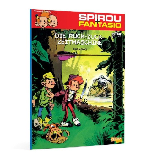 Buchcover und Innenansicht für das Buch: L'Horloger de la comète