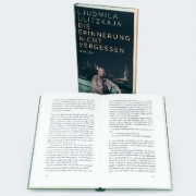 Buchcover und Innenansicht für das Buch: Die Erinnerung nicht vergessen