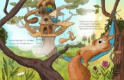 Buchcover und Innenansicht für das Buch: Das Eichzörnchen
