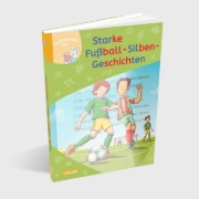 Buchcover und Innenansicht für das Buch: LESEMAUS zum Lesenlernen Sammelbände: Starke Fußball-Silben-Geschichten