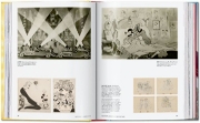 Buchcover und Innenansicht für das Buch: Walt Disneys Mickey Mouse. Die ultimative Chronik