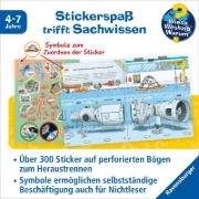 Buchcover und Innenansicht für das Buch: Wieso? Weshalb? Warum? Stickerheft: Weltraum