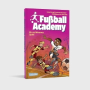 Buchcover und Innenansicht für das Buch: Fußball Academy 6: Ein schlimmes Spiel