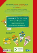 Buchcover und Innenansicht für das Buch: Schlau für die Schule: Mein dickes buntes Übungsbuch für den Schulstart