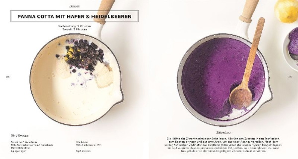 Buchcover und Innenansicht für das Buch: Vegan One Pot