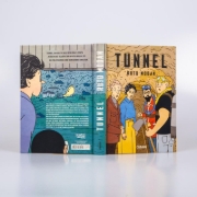 Buchcover und Innenansicht für das Buch: Tunnel - eine israelische Satire