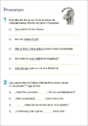 Buchcover und Innenansicht für das Buch: Fit für Deutsch 4. Klasse. Mein 5-Minuten-Block