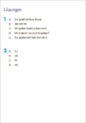 Buchcover und Innenansicht für das Buch: Fit für Deutsch 4. Klasse. Mein 5-Minuten-Block
