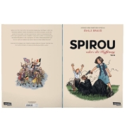 Buchcover und Innenansicht für das Buch: Spirou ou l'espoir malgré tout: Une fin et un nouveau départ