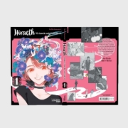 Buchcover und Innenansicht für das Buch: Hiraeth wa Tabiji no Hate