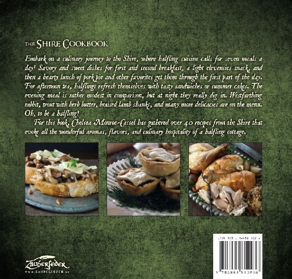 Buchcover und Innenansicht für das Buch: The Shire Cookbook