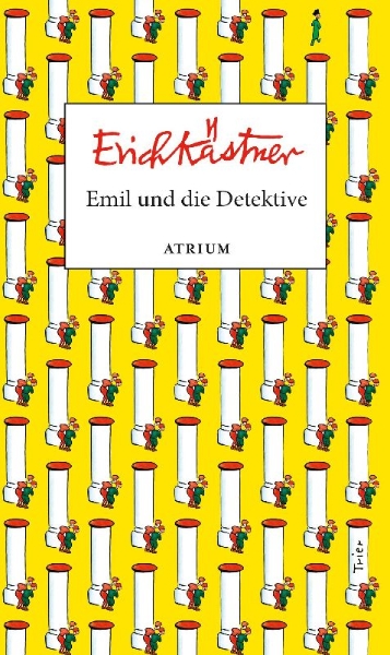 Buchcover und Innenansicht für das Buch: Emil und die Detektive