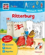 Buchcover und Innenansicht für das Buch: WAS IST WAS Junior Mitmach-Heft Ritterburg