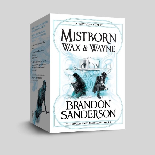 Buchcover und Innenansicht für das Buch: Mistborn Wax & Wayne The Complete Series