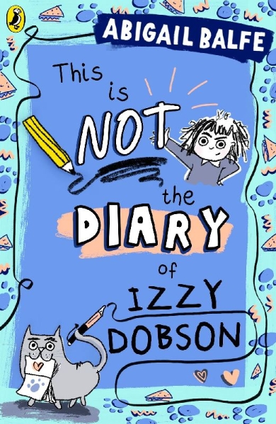 Buchcover und Innenansicht für das Buch: This is NOT the Diary of Izzy Dobson