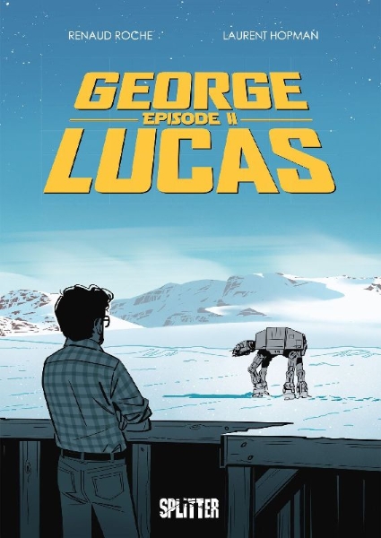 Buchcover und Innenansicht für das Buch: Les Guerres de Lucas Episode 2