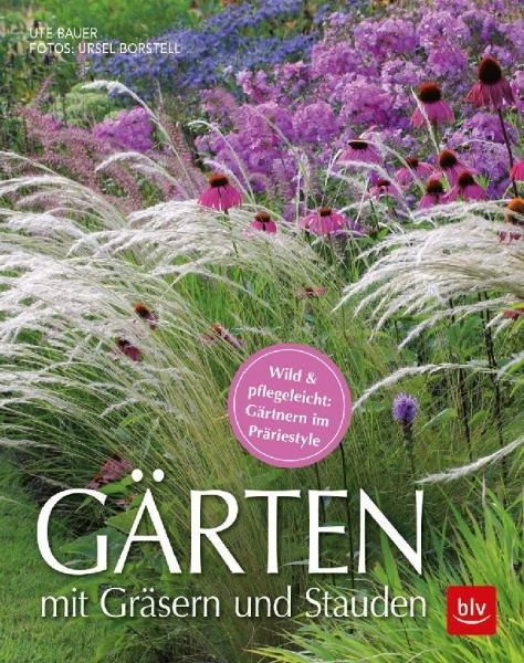 Buchcover und Innenansicht für das Buch: Gärten mit Gräsern und Stauden