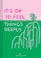 Buchcover und Innenansicht für das Buch: It's OK to Feel Things Deeply