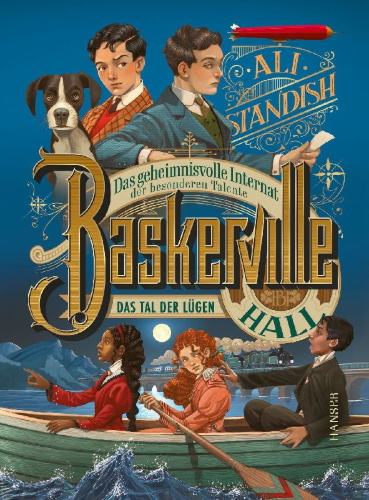 Buchcover und Innenansicht für das Buch: The Improbable Tales of Baskerville Hall Book 3: The Valley of Lies