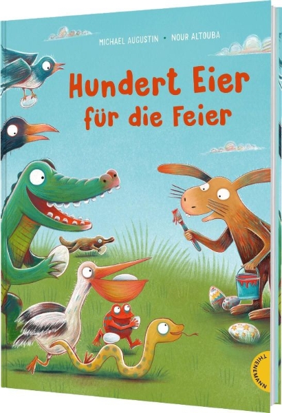 Buchcover und Innenansicht für das Buch: Hundert Eier für die Feier