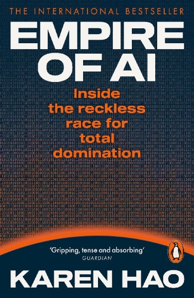 Buchcover und Innenansicht für das Buch: Empire of AI
