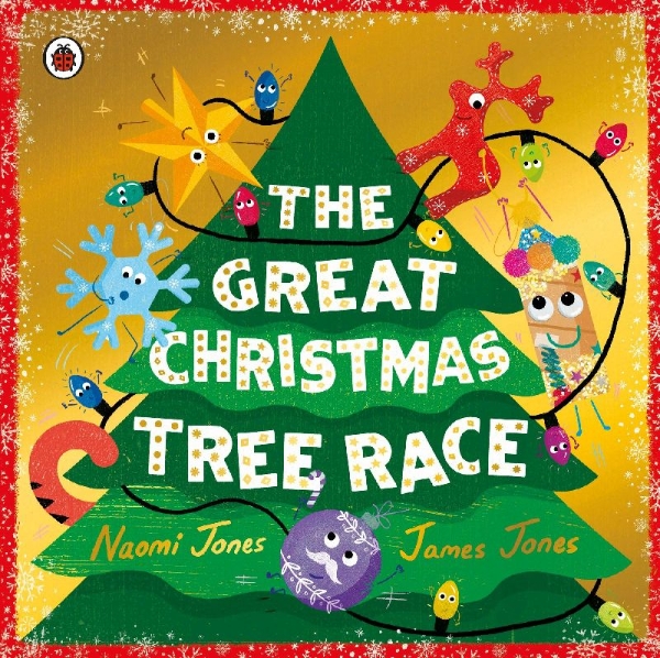 Buchcover und Innenansicht für das Buch: The Great Christmas Tree Race