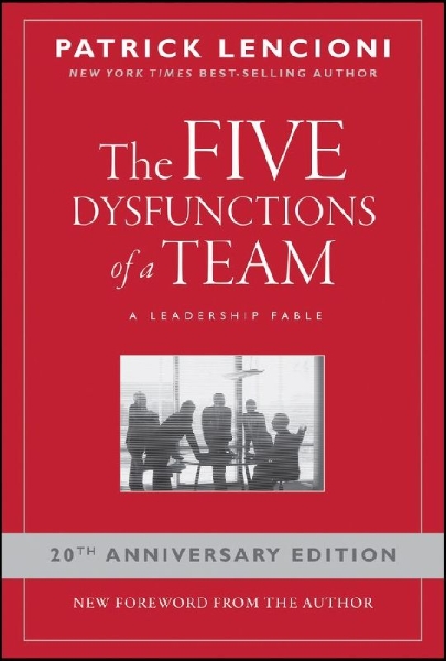 Buchcover und Innenansicht für das Buch: The Five Dysfunctions of a Team