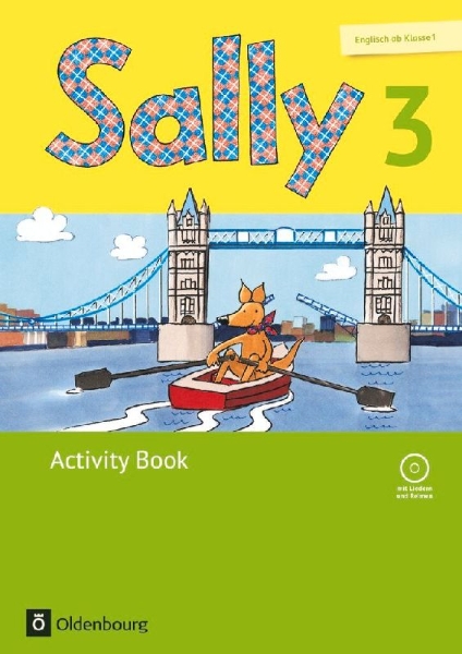 Buchcover und Innenansicht für das Buch: Sally 3. Schuljahr. Activity Book mit CD und Portfolio-Heft. Ausgabe für alle Bundesländer außer Nordrhein-Westfalen (Neubearbeitung) - Englisch ab Klasse 1