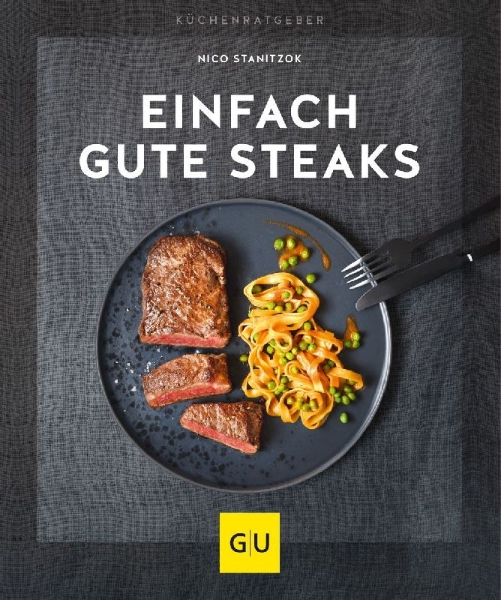 Buchcover und Innenansicht für das Buch: Einfach gute Steaks