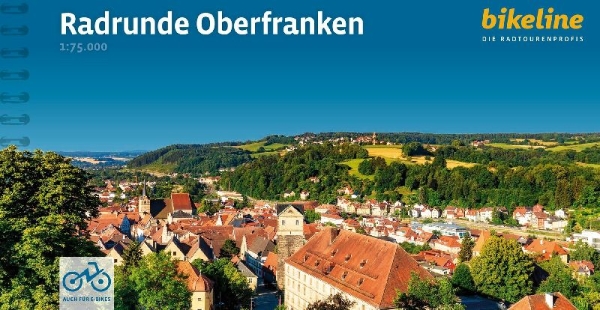 Buchcover und Innenansicht für das Buch: Radrunde Oberfranken