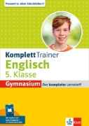 Buchcover und Innenansicht für das Buch: Klett KomplettTrainer Gymnasium Englisch 5. Klasse