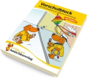 Buchcover und Innenansicht für das Buch: Vorschulblock - Konzentration und Wahrnehmung ab 5 Jahre